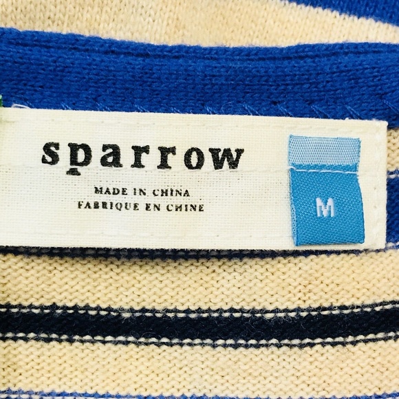 {Anthropologie} Sparrow French Striped Wool Dress - Picture 5 of 6